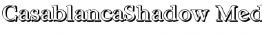 Download CasablancaShadow-Medium Regular Font