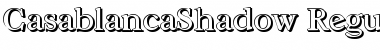 Download CasablancaShadow Regular Font