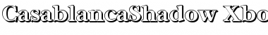 Download CasablancaShadow-Xbold Regular Font