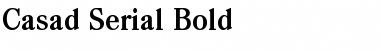 Download Casad-Serial Bold Font