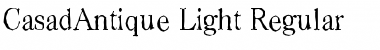 Download CasadAntique-Light Regular Font