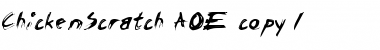 Download ChickenScratch AOE Regular Font