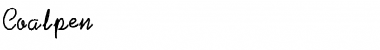 Download Coalpen Font