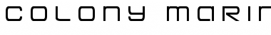 Download Colony Marines Title Font