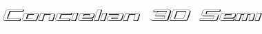 Download Concielian 3D Semi-Italic Font