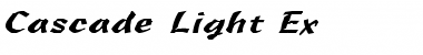 Download Cascade-Light Ex Font