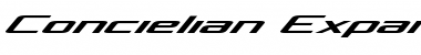 Download Concielian Expanded Italic Font