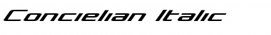 Download Concielian Italic Font