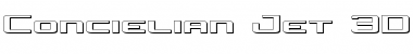 Download Concielian Jet 3D Font
