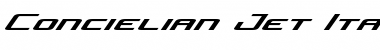 Download Concielian Jet Italic Font
