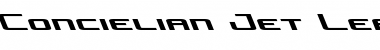Download Concielian Jet Leftalic Font