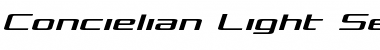 Download Concielian Light Semi-Italic Font