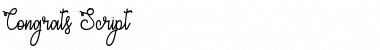 Download Congrats Script Font