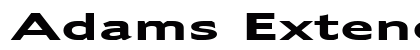 Adams Extended Bold