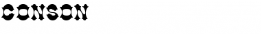 Download Conson Font