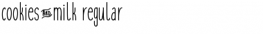 Download cookies&milk regular Font Title Preview Download cookies&milk regular Font Title Preview
