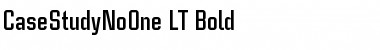 Download CaseStudyNoOne LT Bold Font