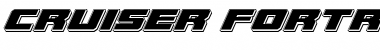 Download Cruiser Fortress Punch Italic Font