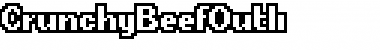 Download CrunchyBeefOutli Font