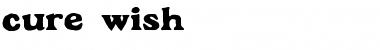 Download Cure- Wish Font