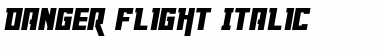 Download Danger Flight Italic Italic Font