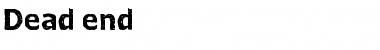 Download Dead end Font Download Dead end Font