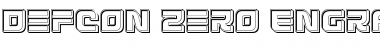 Download Defcon Zero Engraved Font Download Defcon Zero Engraved Font