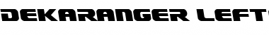Download Dekaranger Leftalic Font Download Dekaranger Leftalic Font
