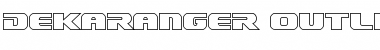Download Dekaranger Outline Font Download Dekaranger Outline Font