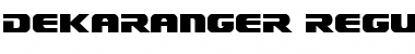 Download Dekaranger Font Download Dekaranger Font