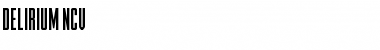 Download DELIRIUM NCV Font Download DELIRIUM NCV Font
