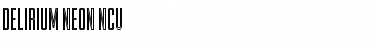 Download DELIRIUM NEON NCV Font Download DELIRIUM NEON NCV Font