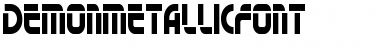 Download DemonMetallicFont Font Download DemonMetallicFont Font