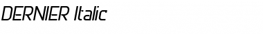 Download DERNIER Font Download DERNIER Font