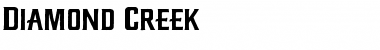 Download Diamond Creek - Demo Font Download Diamond Creek - Demo Font