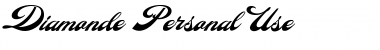 Download Diamonde Personal Use Font Download Diamonde Personal Use Font