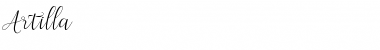 Download Artilla Script Font