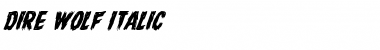 Download Dire Wolf Italic Font Download Dire Wolf Italic Font