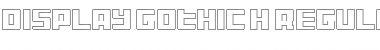 Download Display Gothic H Font