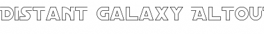 Download Distant Galaxy AltOutline Font