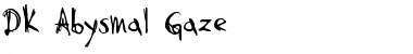 Download DK Abysmal Gaze Font Download DK Abysmal Gaze Font