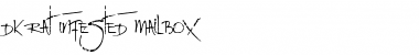 Download DK Rat Infested Mailbox Font Download DK Rat Infested Mailbox Font