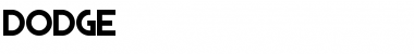 Download DODGE Font Download DODGE Font