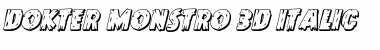 Download Dokter Monstro 3D Italic Font Download Dokter Monstro 3D Italic Font