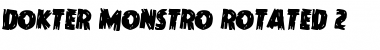 Download Dokter Monstro Rotated 2 Font Download Dokter Monstro Rotated 2 Font