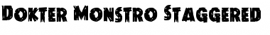 Download Dokter Monstro Staggered Font Download Dokter Monstro Staggered Font