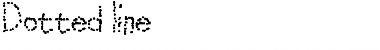 Download Dotted line Font
