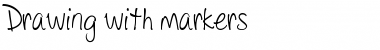 Download Drawing with markers Font