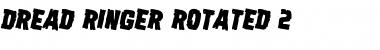 Download Dread Ringer Rotated 2 Font