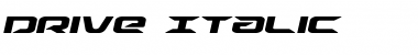Download Drive Italic Font